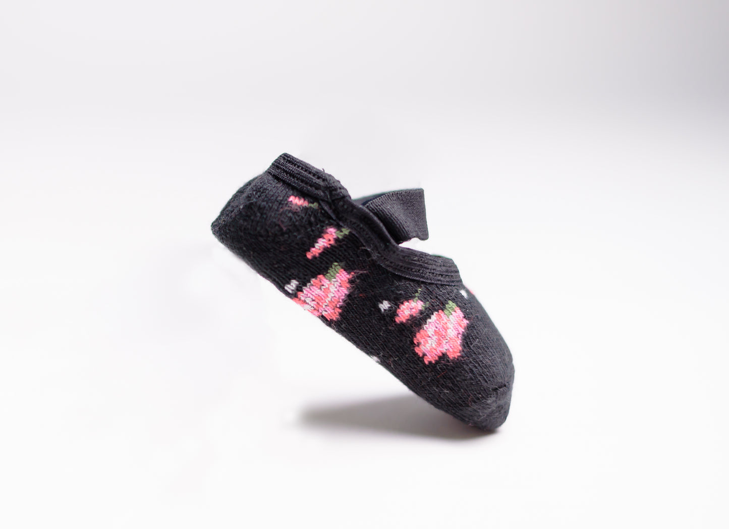 Baby Floral faux fur pompom image 1
