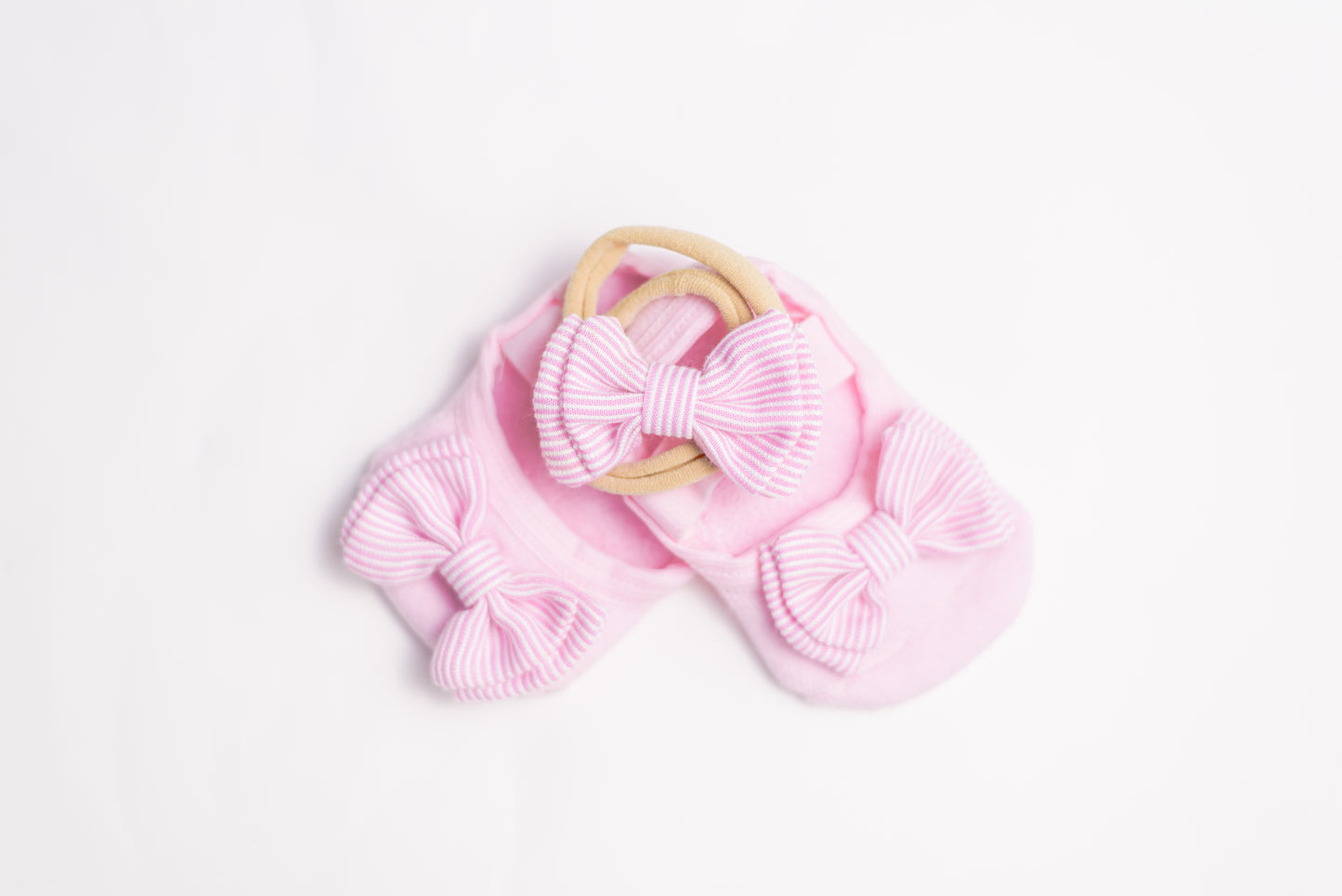 Baby Pink & White Bow Bundle image 0