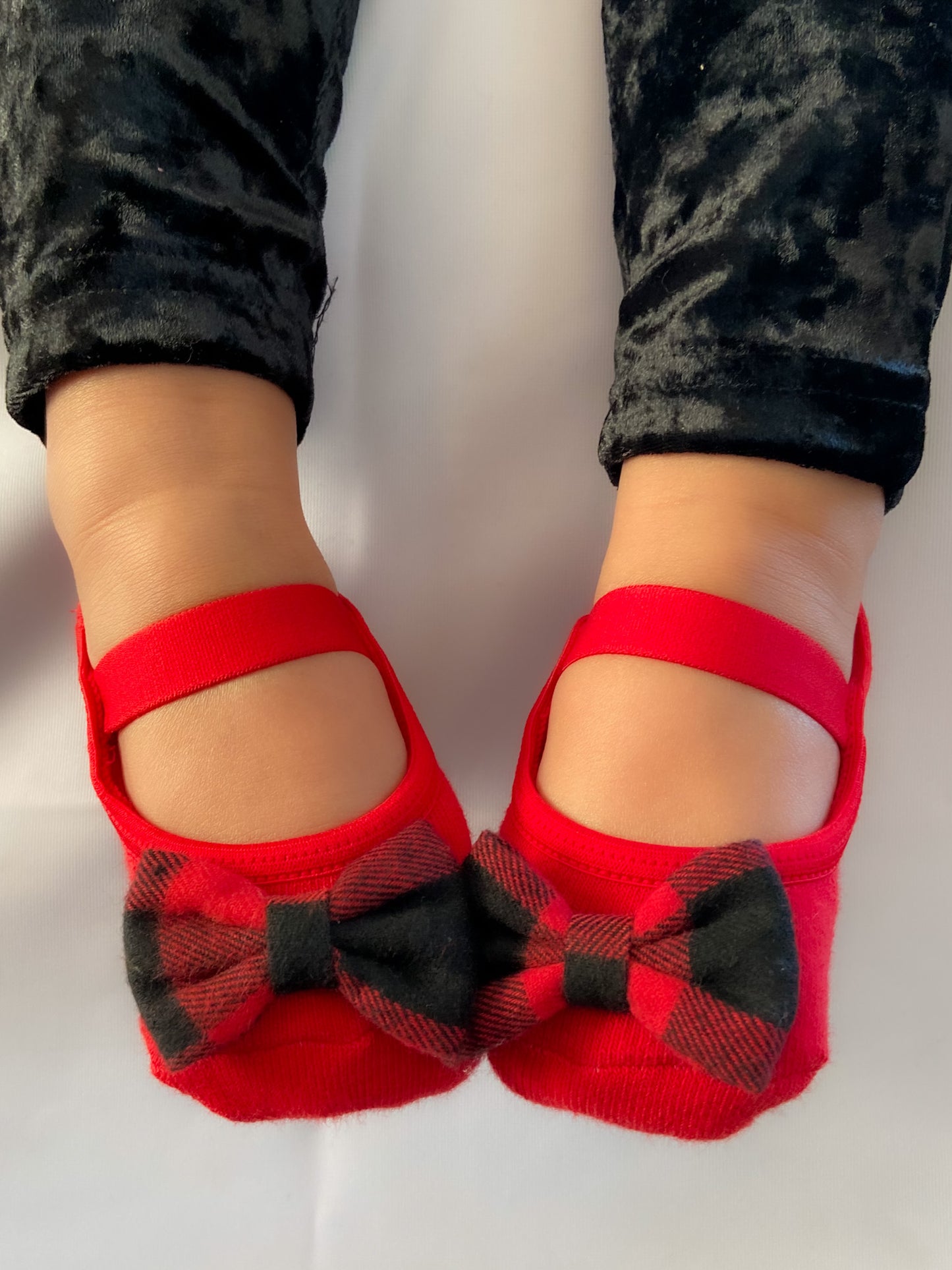 Baby Buffalo plaid in red image 0