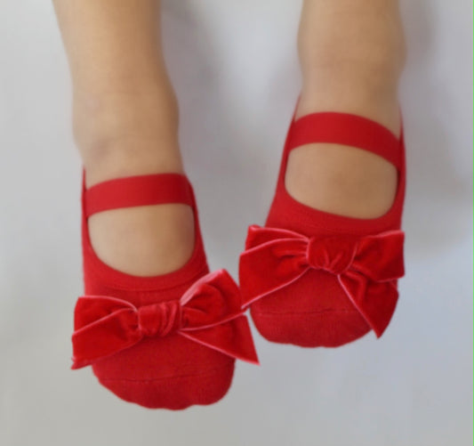 Kids Red Velvet bow image 0