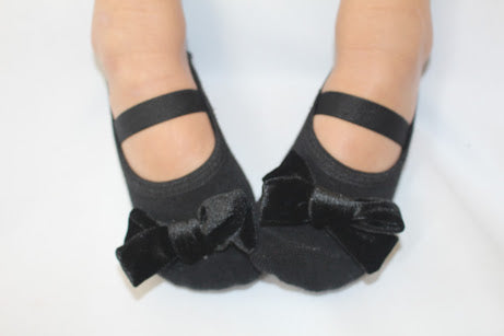 Kids Velvet bow in Black image 0