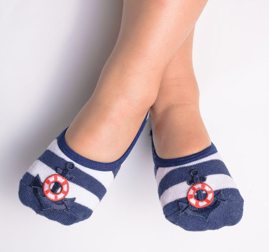 Kids Nautical Navy stripes - no strap image 0