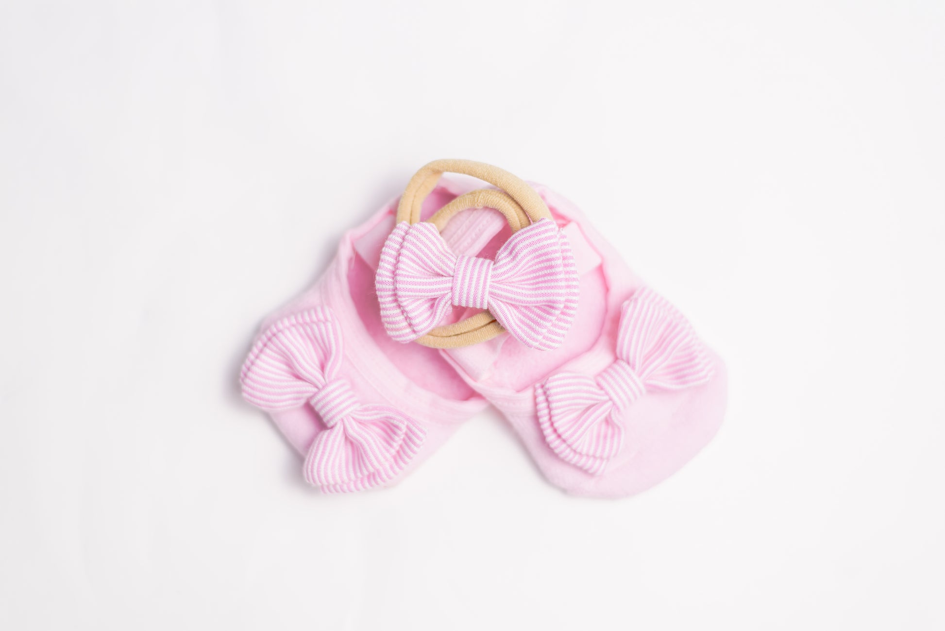 Baby Pink & White Bow Bundle image 0
