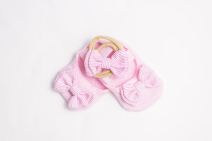 Baby Pink & White Bow Bundle image 0